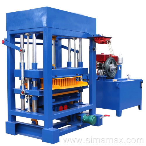 Concrete Manul green Hollow Block Making Machine 400*400*60